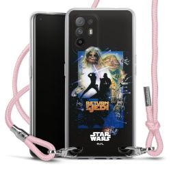 New Carry Case Transparent Stoff rosa/silber