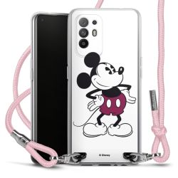 New Carry Case Transparent Stoff rosa/silber