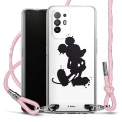 New Carry Case Transparent Stoff rosa/silber