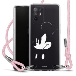 New Carry Case Transparent Stoff rosa/silber