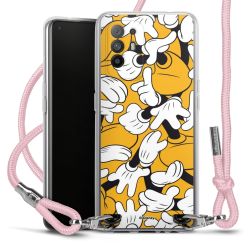 New Carry Case Transparent Stoff rosa/silber