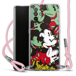 New Carry Case Transparent Stoff rosa/silber