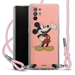 New Carry Case Transparent Stoff rosa/silber