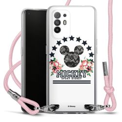 New Carry Case Transparent Stoff rosa/silber