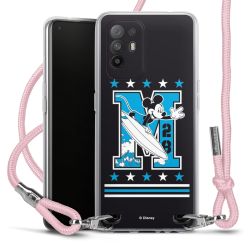 New Carry Case Transparent Stoff rosa/silber