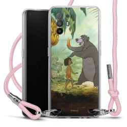 New Carry Case Transparent Stoff rosa/silber