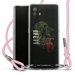 New Carry Case Transparent Stoff rosa/silber