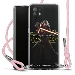 New Carry Case Transparent Stoff rosa/silber