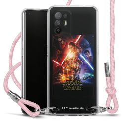 New Carry Case Transparent Stoff rosa/silber