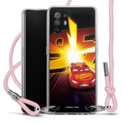 New Carry Case Transparent Stoff rosa/silber