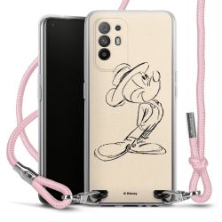 New Carry Case Transparent Stoff rosa/silber