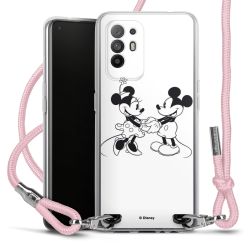 New Carry Case Transparent Stoff rosa/silber