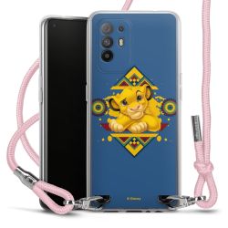 New Carry Case Transparent Stoff rosa/silber