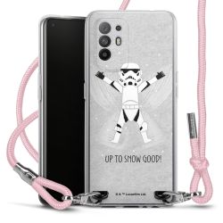 New Carry Case Transparent Stoff rosa/silber