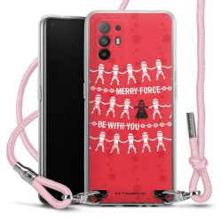 New Carry Case Transparent Stoff rosa/silber