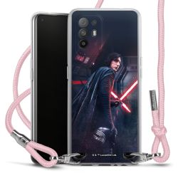 New Carry Case Transparent Stoff rosa/silber