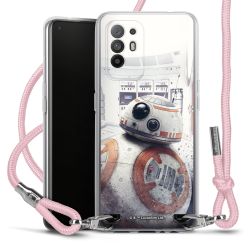 New Carry Case Transparent Stoff rosa/silber