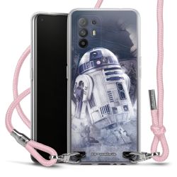 New Carry Case Transparent Stoff rosa/silber