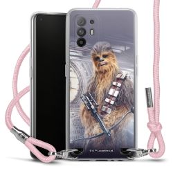 New Carry Case Transparent Stoff rosa/silber