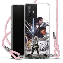 New Carry Case Transparent Stoff rosa/silber