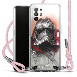 New Carry Case Transparent Stoff rosa/silber