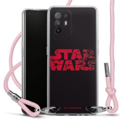 New Carry Case Transparent Stoff rosa/silber