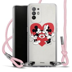 New Carry Case Transparent Stoff rosa/silber