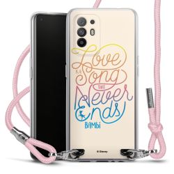 New Carry Case Transparent Stoff rosa/silber