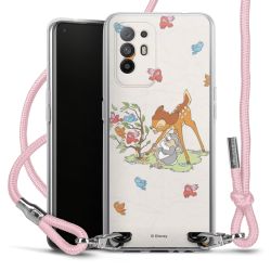 New Carry Case Transparent Stoff rosa/silber