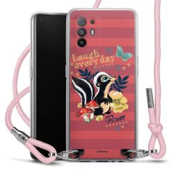 New Carry Case Transparent Stoff rosa/silber