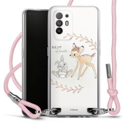 New Carry Case Transparent Stoff rosa/silber