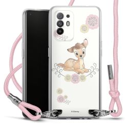 New Carry Case Transparent Stoff rosa/silber