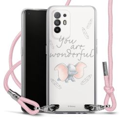 New Carry Case Transparent Stoff rosa/silber