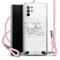 New Carry Case Transparent Stoff rosa/silber