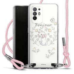 New Carry Case Transparent Stoff rosa/silber