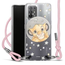 New Carry Case Transparent Stoff rosa/silber