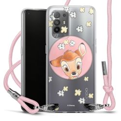 New Carry Case Transparent Stoff rosa/silber