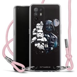 New Carry Case Transparent Stoff rosa/silber