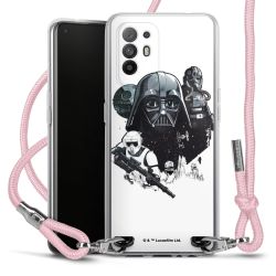 New Carry Case Transparent Stoff rosa/silber