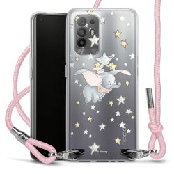 New Carry Case Transparent Stoff rosa/silber