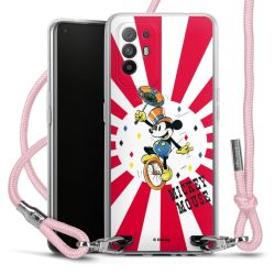 New Carry Case Transparent Stoff rosa/silber