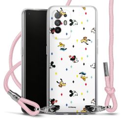 New Carry Case Transparent Stoff rosa/silber