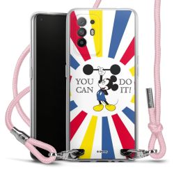 New Carry Case Transparent Stoff rosa/silber