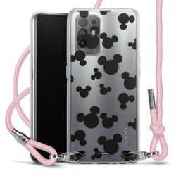 New Carry Case Transparent Stoff rosa/silber