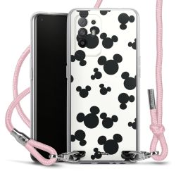 New Carry Case Transparent Stoff rosa/silber