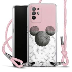 New Carry Case Transparent Stoff rosa/silber