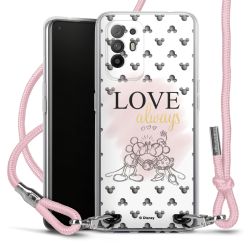 New Carry Case Transparent Stoff rosa/silber