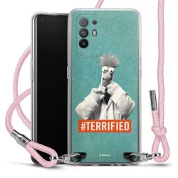 New Carry Case Transparent Stoff rosa/silber