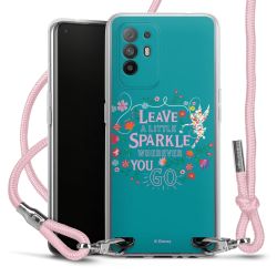 New Carry Case Transparent Stoff rosa/silber