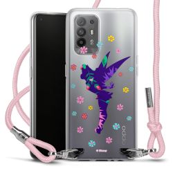 New Carry Case Transparent Stoff rosa/silber